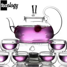 Load image into Gallery viewer, Teaology 8 Piece Borosilicate Blooming Tea Set